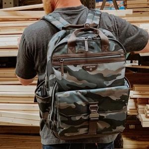 UNISEX COURAGE DIAPER BACKPACK IN CAMO 2.0